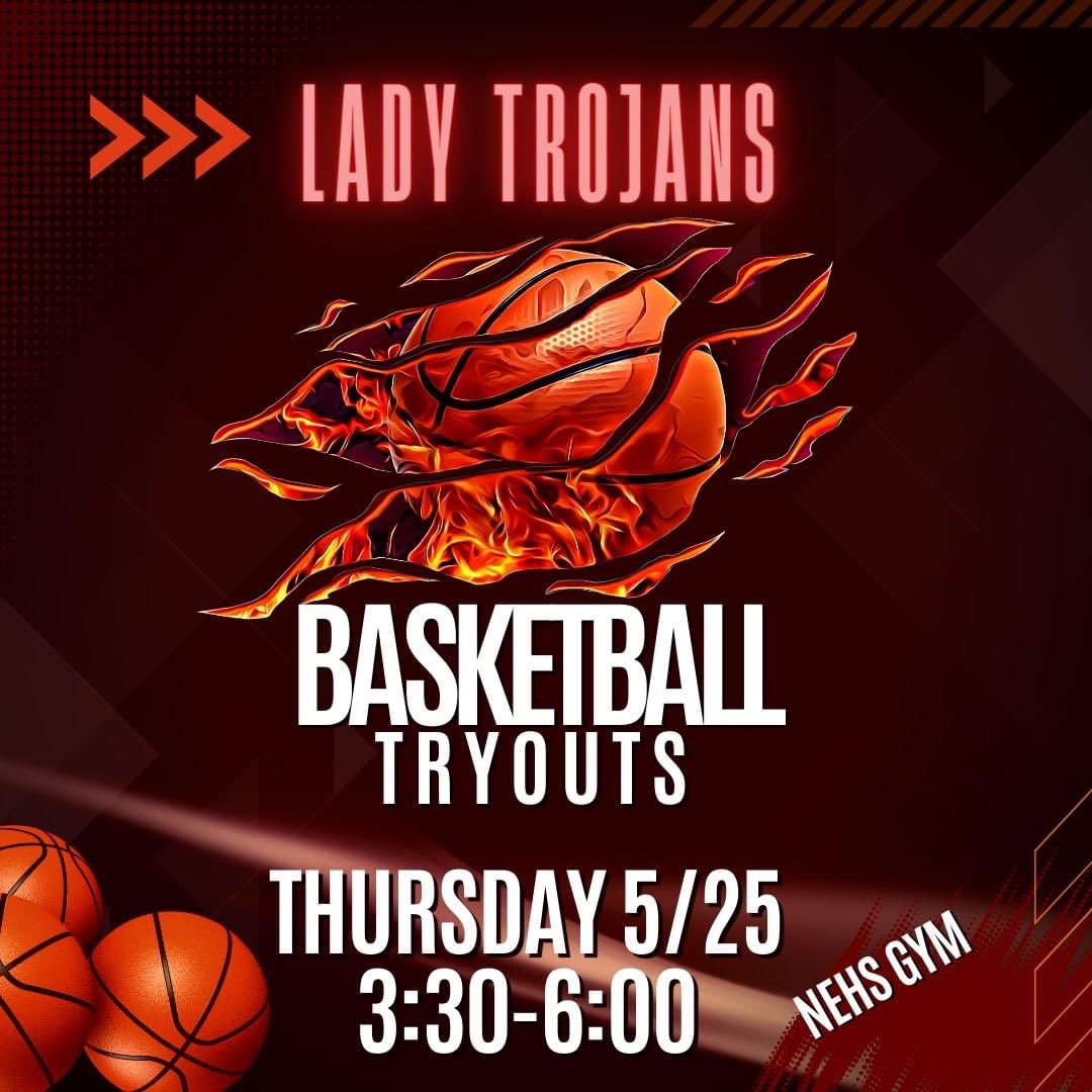If you missed try outs today, no worries!  Come tomorrow from 3:30-6:00!

You don't want to miss the energy and passion that Coach Luckett brings to the court!  If you ever thought about being a part of the basketball team, now is the time!

#TrojanPride
#trojanhoops