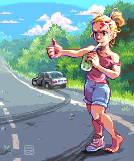 fender bender #PixelArt