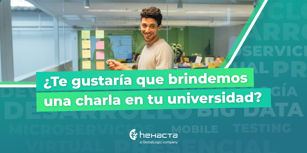 Hexacta's tweet photo. 👩‍🏫📚 En #Hexacta brindamos cursos y charlas para alumnos en universidades de todo LATAM, con el objetivo de acercarlos a una visión del mundo laboral en el área de la tecnología.

Si te interesa que brindemos una charla en tu universidad, escríbenos a awareness@hexacta.com 👐 https://t.co/cxDWr8HlXD