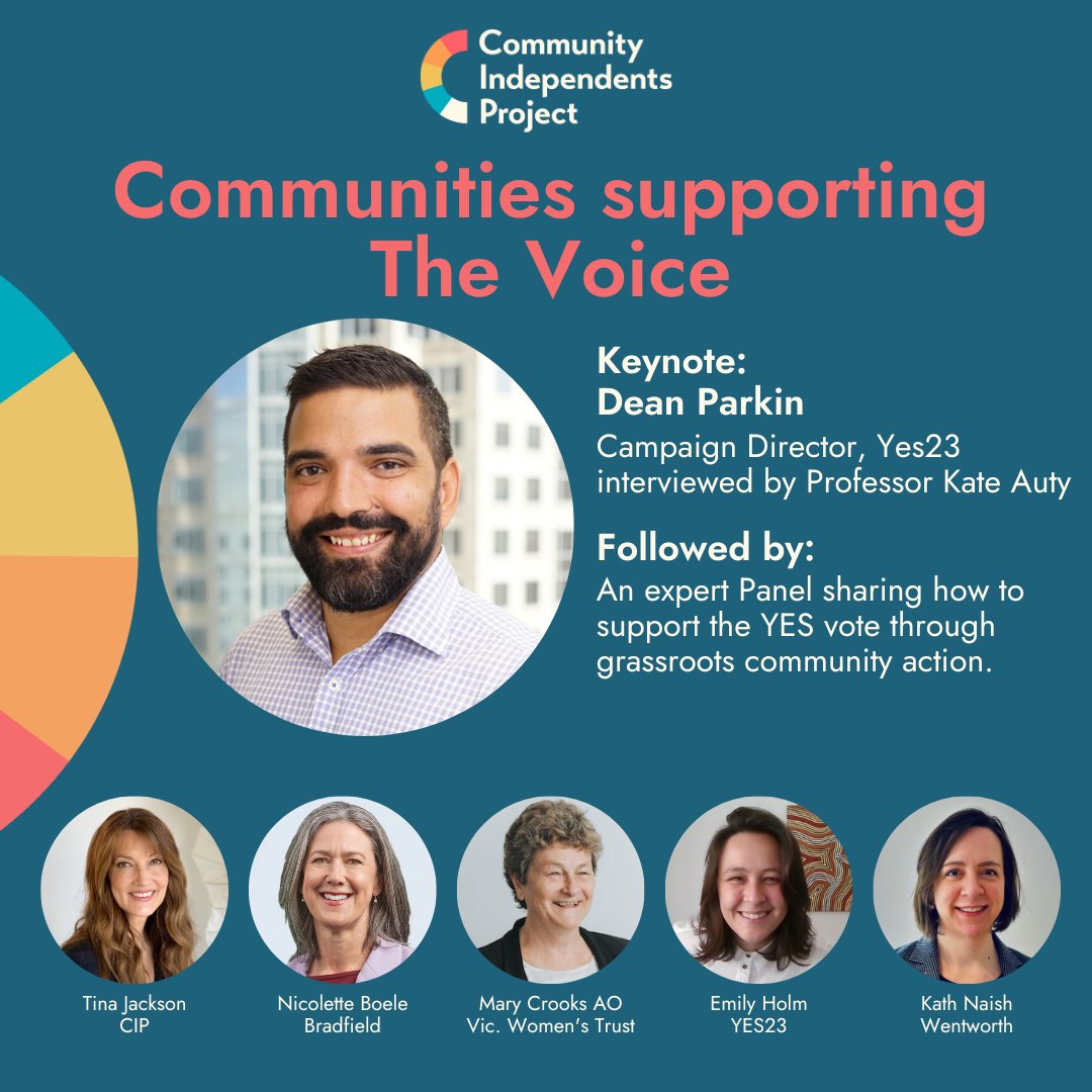 #CIPConvention2023 online Saturday 3 June
1/8 The Referendum will be decided on what non-indigenous people say and do. Join us, learn and share how to support the Voice.  communityindependentsproject.org/convention-2023 #getpolitical #payingitforward #communityaction #communitypolitics