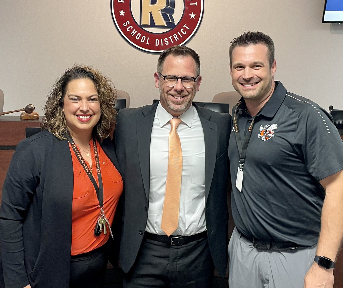 Rockwall ISD (@rockwallschools) on Twitter photo The Board of Trustees approved the hiring of Dane Steinberger as the new Rockwall High School principal. Mr. Steinberger has been the principal of Utley Middle School for the past six years. <a href="/Rockwall_HS/">RockwallHighSchool</a> The Board of Trustees approved the hiring of Dane Steinberger as the new Rockwall High School principal. Mr. Steinberger has been the principal of Utley Middle School for the past six years. <a href="/Rockwall_HS/">RockwallHighSchool</a>
