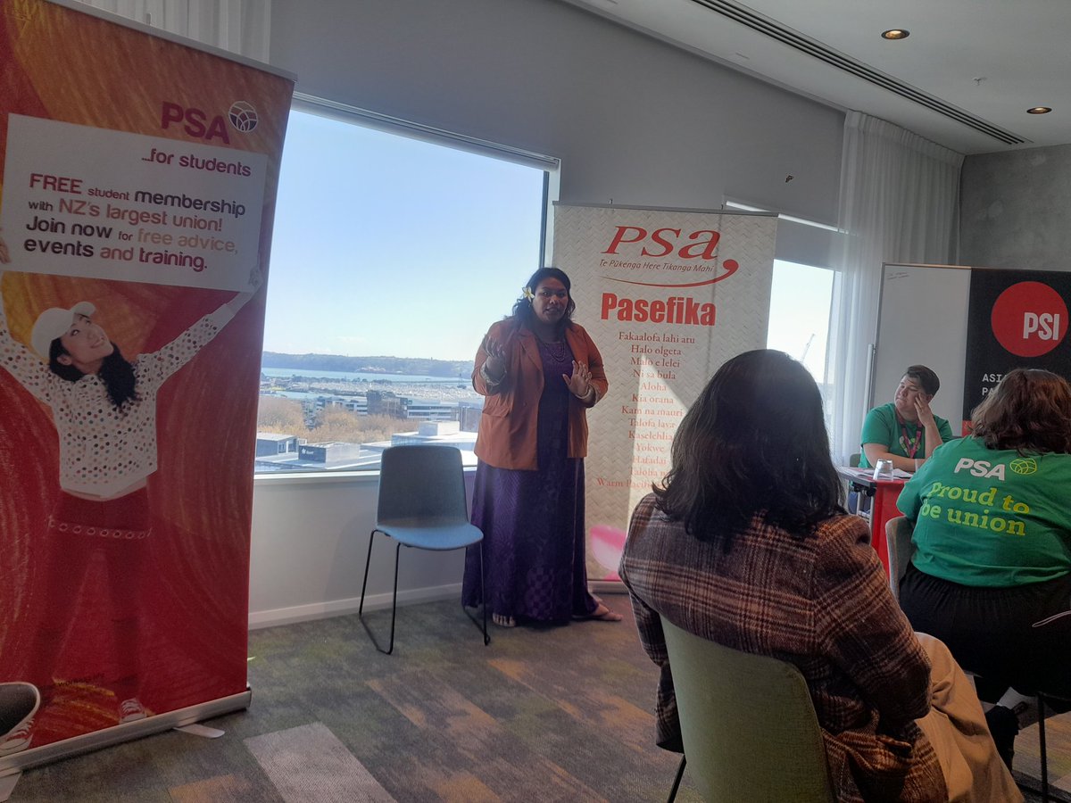 PSIasiapacific's tweet photo. "Having strong pacifkia leadership in our union leads to strong and  quality public services for the community " Ofeina @NZPSA #osrac https://t.co/QfLPmM08hP