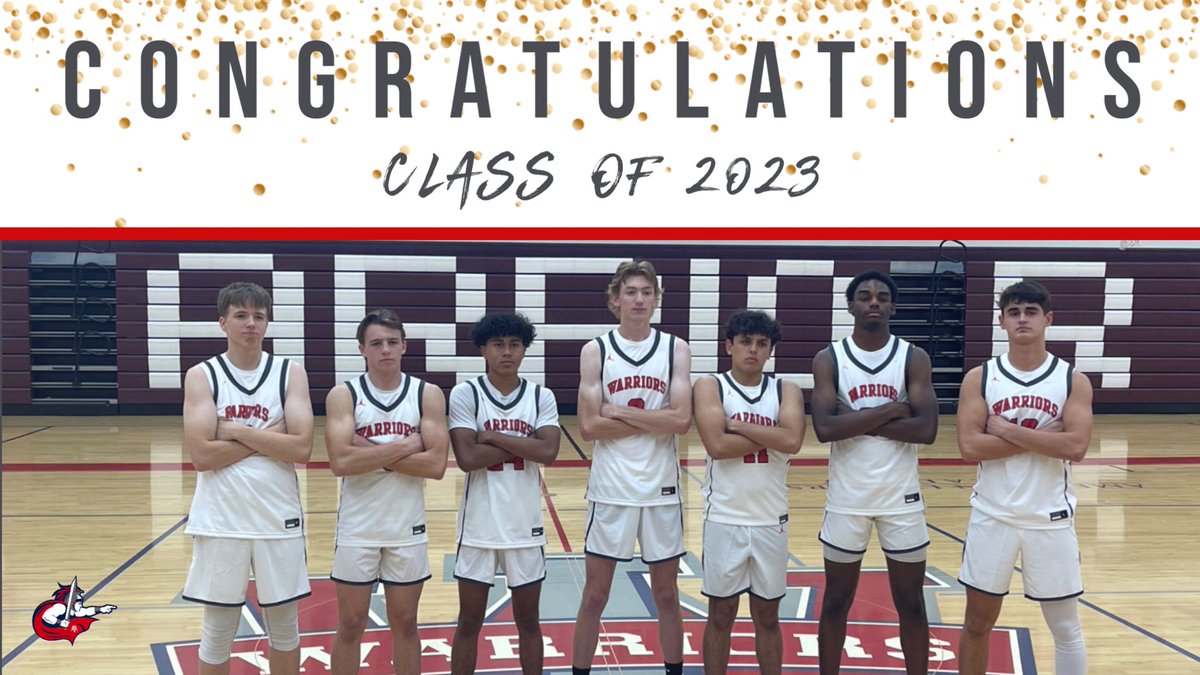 Congrats Class of 2023!!! Thank you for everything. You will be missed. #Family #Warriorsforlife