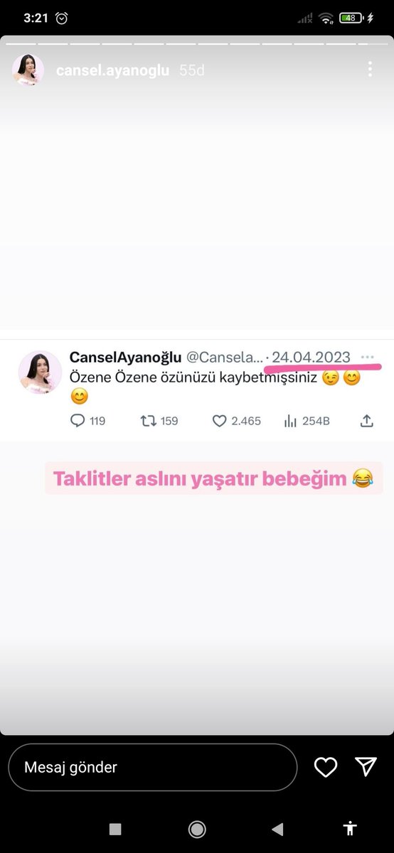 aydavdzs's tweet photo. CANSEL YETERİNCE İYİ AÇIKLAMA YAPTI BENCE 💗💋💋💓💓💅🏻💅🏻💅🏻💅🏻🧏 #elsed #mesude #afgan #sedatpolat https://t.co/XheYrhY0mi