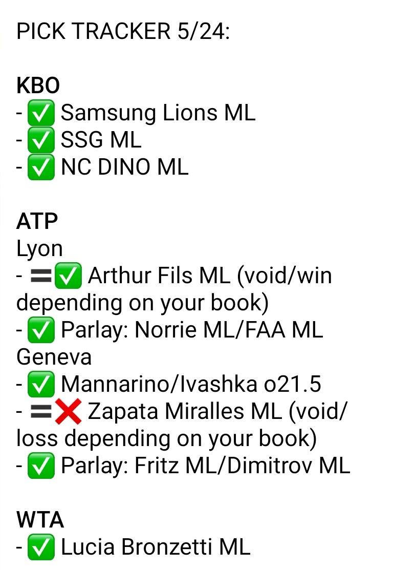 PremiumSlates's tweet photo. Curious what Premium Slates has to offer you?  Here is a look at our pick tracker from today. Lots of members making money today. Interested in joining click the link above or dm for more information. https://t.co/BhyDJstmND