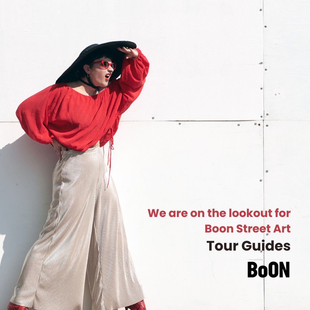 Are you outgoing and personable with a passion for the arts? 

Boon Tour Guide Facts:
1. Paid opportunities
2. Guides will need to be available for 1.5hours for some Saturday afternoons. (depending on availability)
3. Email hello@boonarts.co.nz to register your interest.