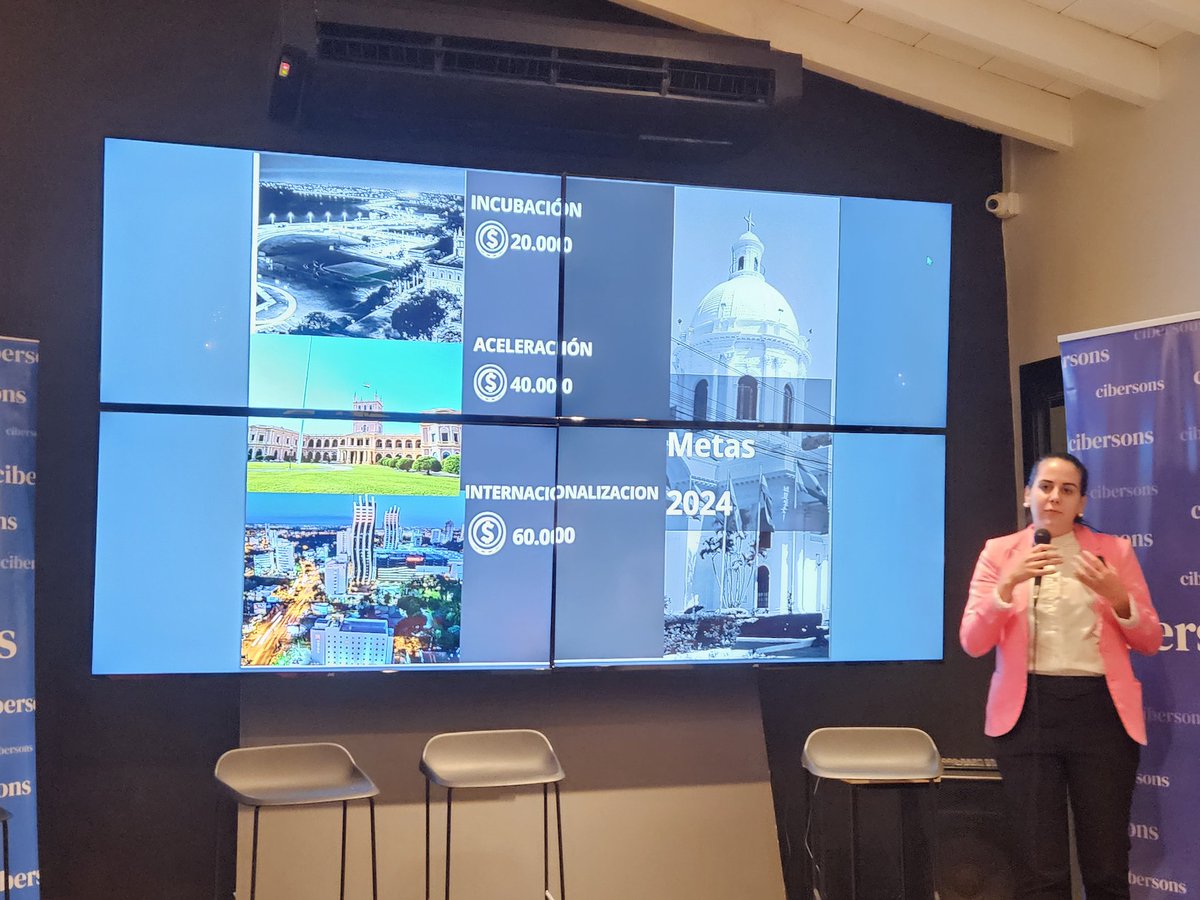 GENParaguay's tweet image. Desafíos y actualidad de Startups en Paraguay.
Astrid Sanz en representación de MITIC en reunión de KARAKÚ Emprendedor