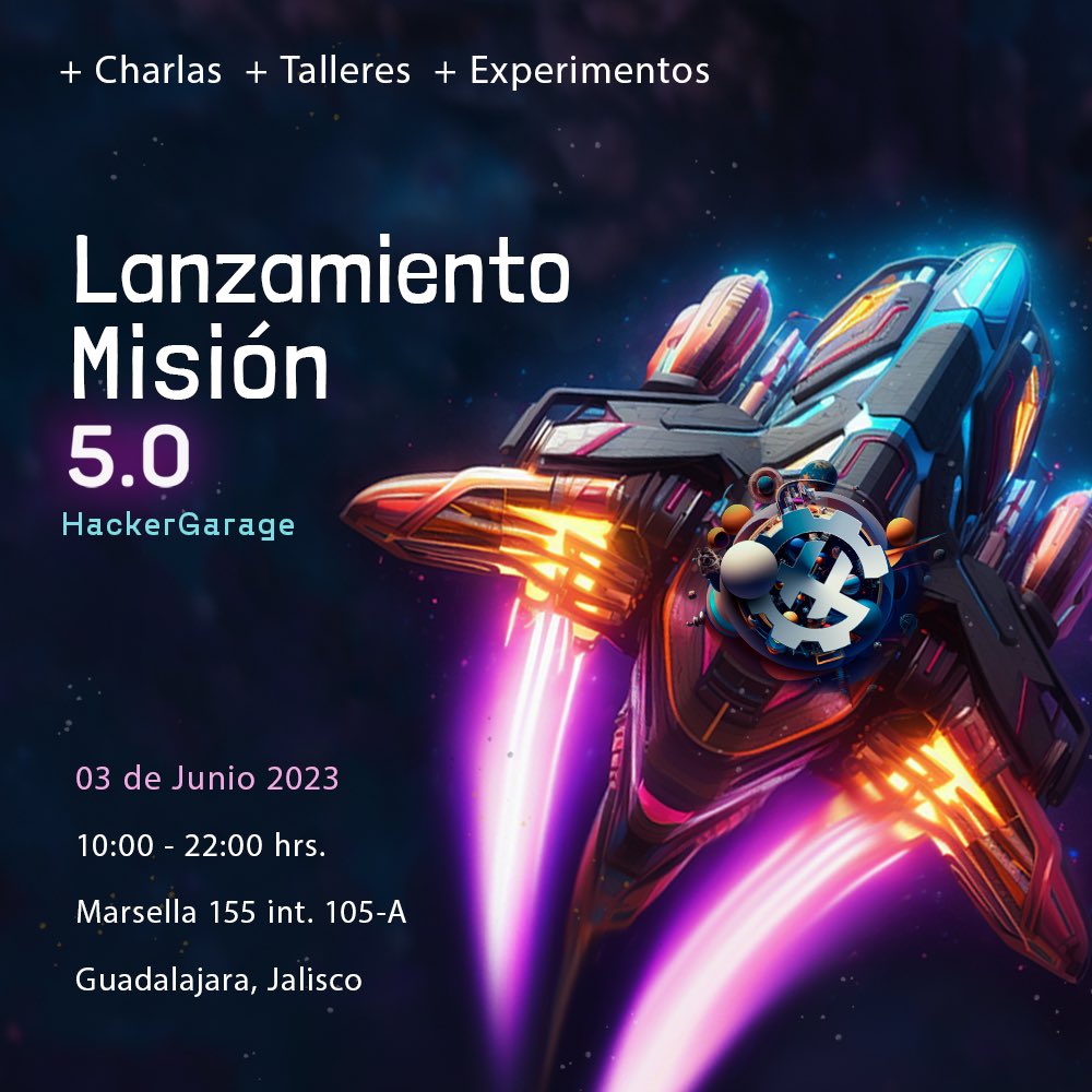 HackerGarage's tweet photo. Control… control… Nos emociona en todos los universos regresar con ustedes. Gracias a la ayuda de toda la comunidad, podemos abrir nuestras puertas una vez más. 

Los esperamos para nuestra apertura oficial.

#Mision5 #HGisBack #SavetheDate #hackergarage #communities https://t.co/vuLn52M5Co