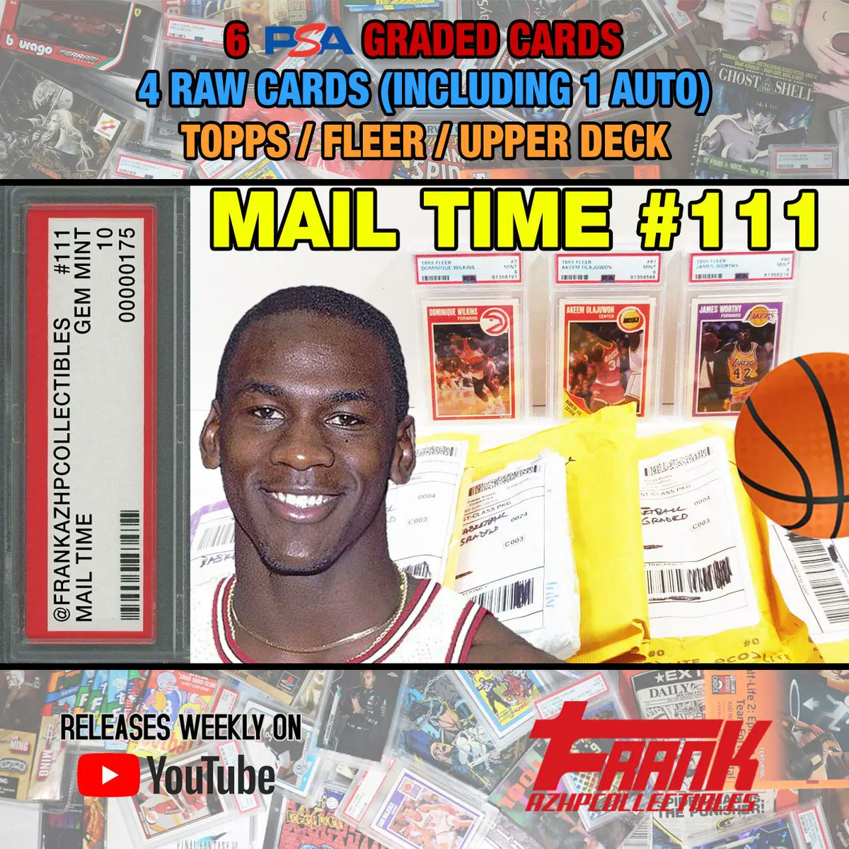 Vid 175. 🏀 Mail time. 
youtu.be/adWxPDux_6c

#basketballcards #topps #fleer #cardcollection #cardshow #cardcollector #gradedcards #collectwhatyoulike