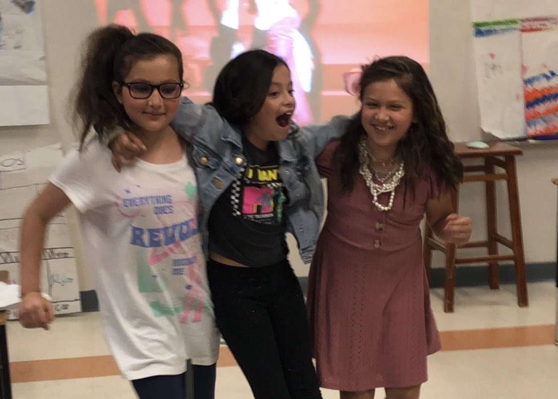EMedrano_PDNS's tweet photo. Thank you to our wonderful administrators for supporting our students in coming to watch their decades projects! Third graders are the best! The kids had so much fun on their decades dances! ❤️ @MSmith_PDNFAA @PDN_Academy https://t.co/HRMAIoeiap