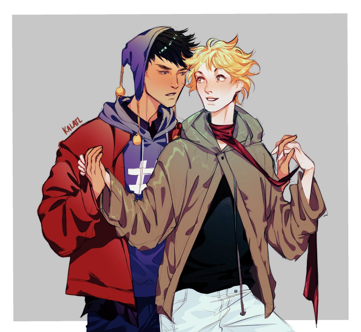 Tweek and Craig redraw finished! ❤️ #SouthPark, image size:1200x1102