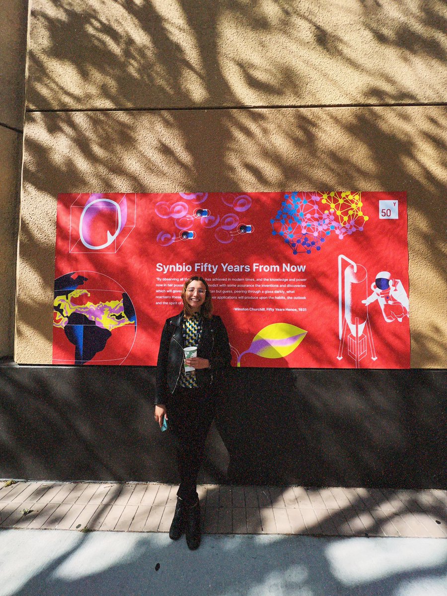 maricelsaenz's tweet image. At #SynBioBeta2023 with my @fiftyyears friends @sarakemppainen @majoduran__