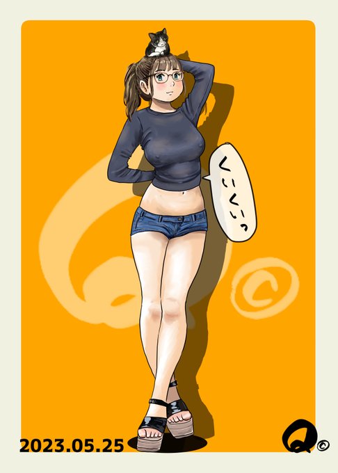 5/25㊍のモカちゃん
上着の背中を「クイッ」ってやっておっぱいを強調するうちの子😱 