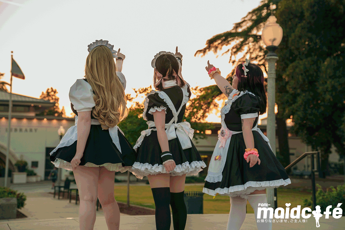 📅💞 T-1 days until Fanime!! ご主人様, Fanime is right on the horizon 🌅🧡 #fanimaidcafe #fanime #fanimaid #fanime23 #fanimecon #maidcafe #meido #メイドカフェ