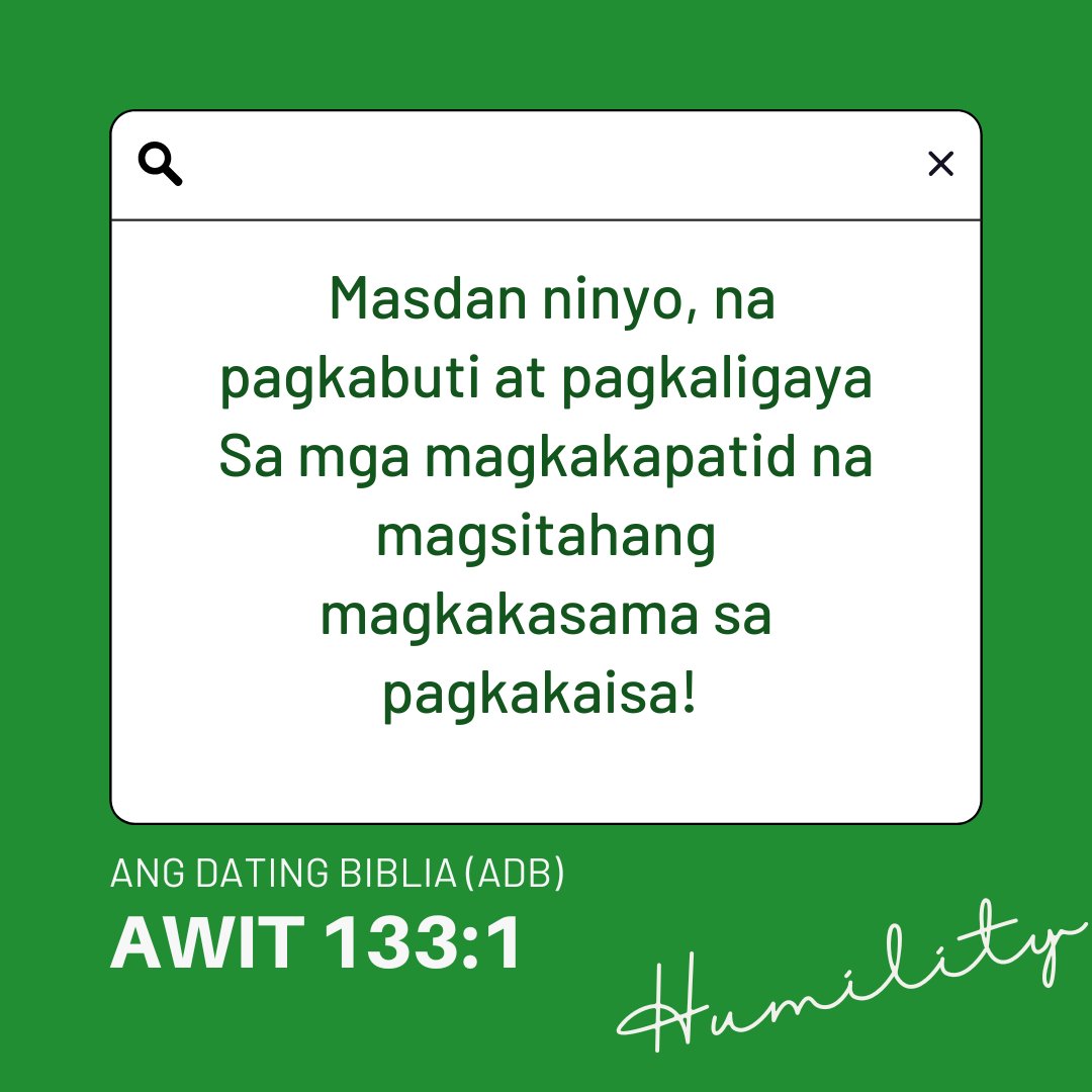 AWIT 133:1 (ADB) Masdan ninyo, na pagkabuti at pagkaligaya Sa mga magkakapatid na magsitahang magkakasama sa pagkakaisa!

#MCGIFiestaNgDios
#MCGIBrethrenDay