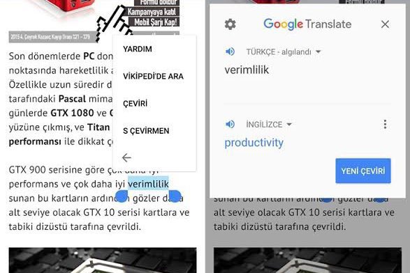 Google Translate'In Bilinmeyen Özellikleri