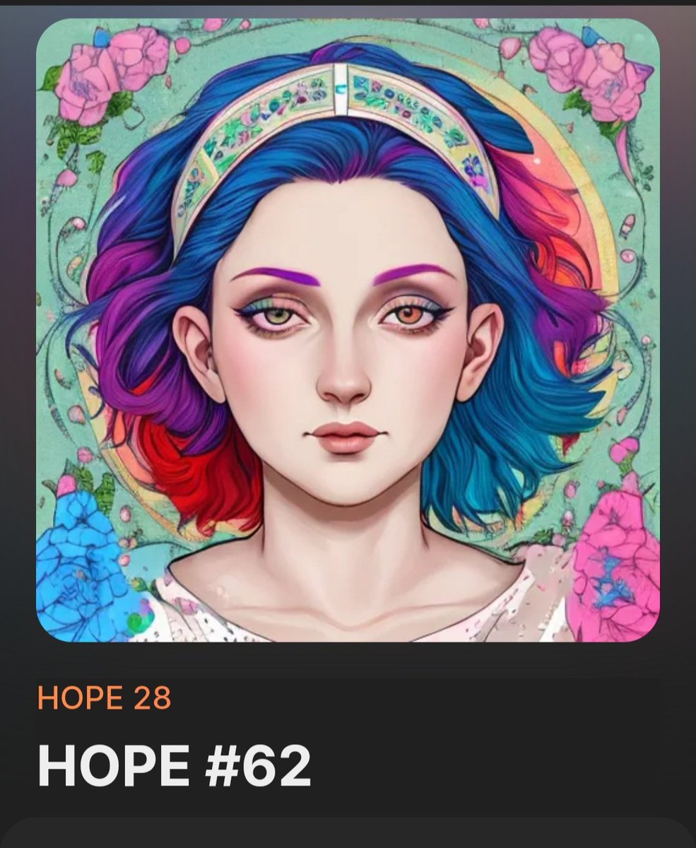 🕊#HOPE28. @CioSilv's #fairMint collection on @mooarofficial #mooar. 

⛑️I'm in as 100% of funds raised go to support a Elena, child fighting leukemia.🫶💪

#NFTSforGood #STEPN