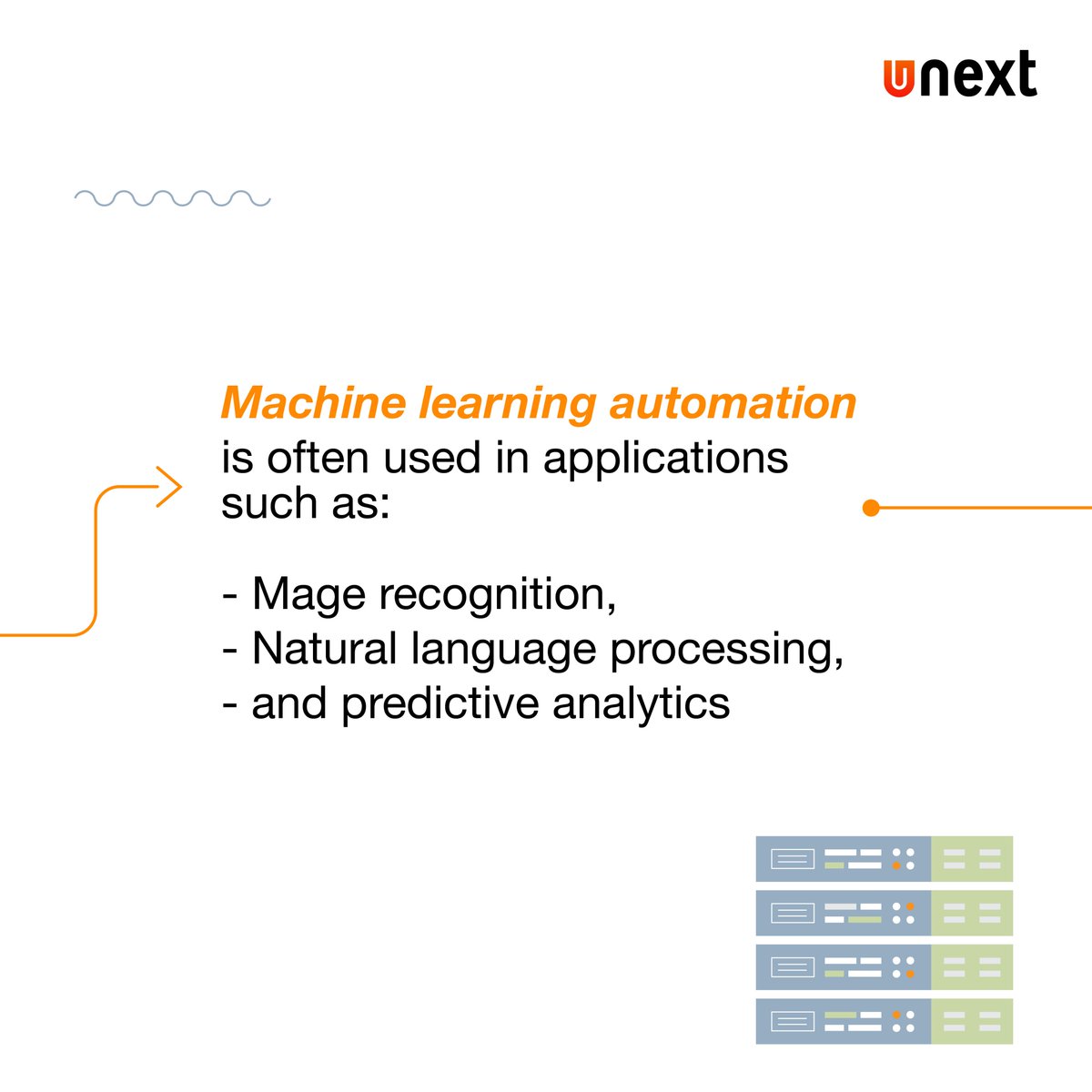 UNextLearning's tweet image. Machine learning automation: where algorithms work smarter, so you can too. Embrace the power of automation to streamline processes, unlock valuable insights, &amp;amp; make data-driven decisions at scale. 🚀💻🔍

#MachineLearningAutomation #SmartProductivity #DataDriven 

(1/2)