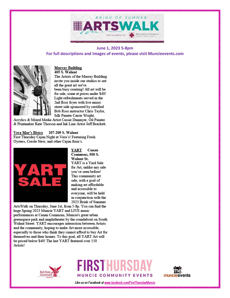 First Thursday Muncie tweet media