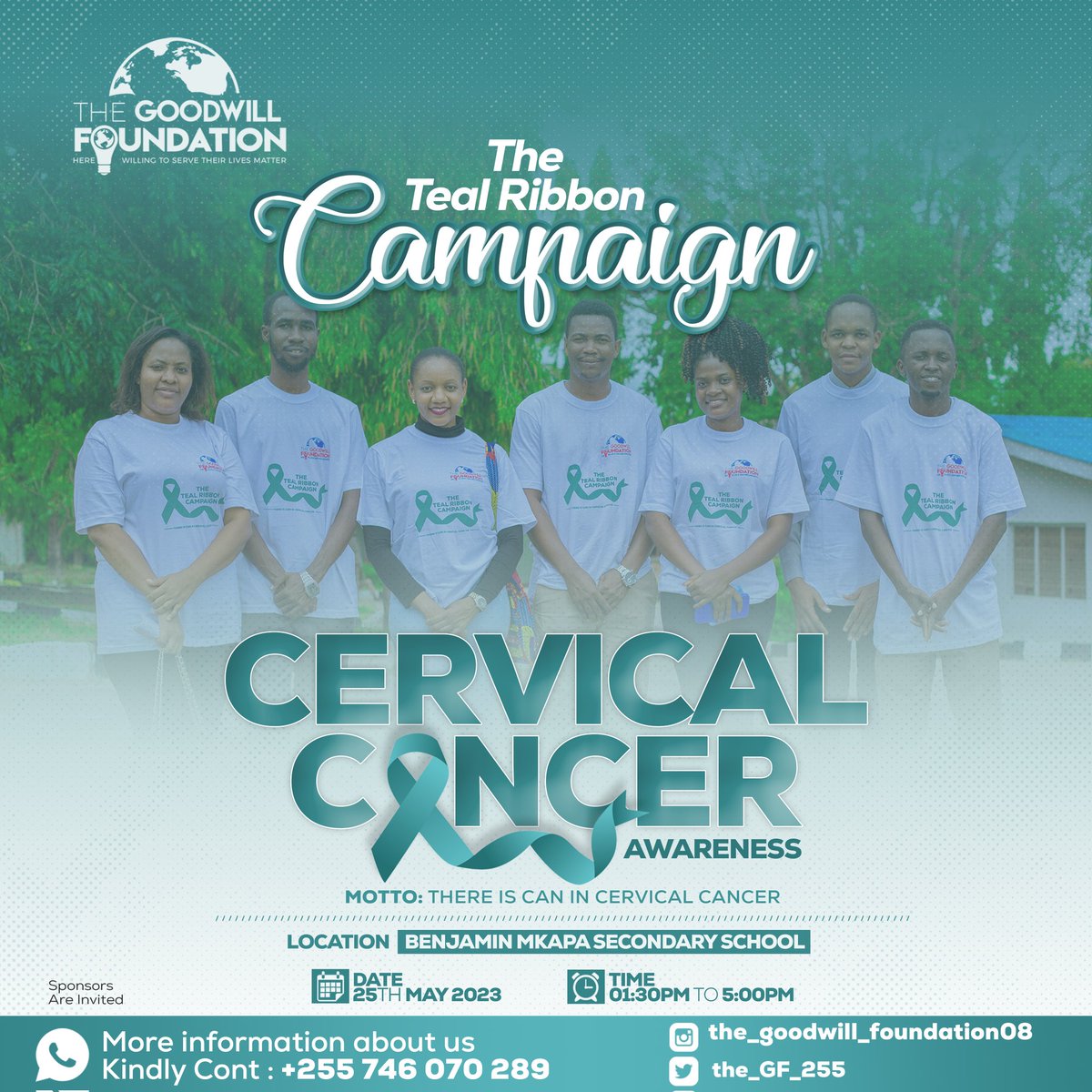 The_GF_255's tweet photo. It's happening today.
#ThereIsCanInCervicalCancer
#BenjaminiSecondarySchool https://t.co/N9vAg24693