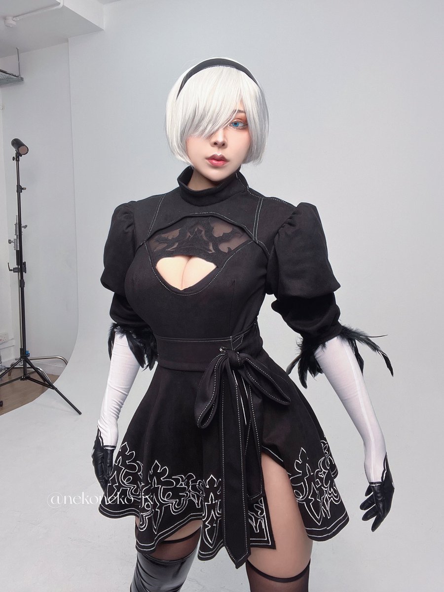 I am really surprised to find out 2B costume is suitable for bunny cosplay!! 

#2bcosplay #nierautomatacosplay #niercosplay #nier2b