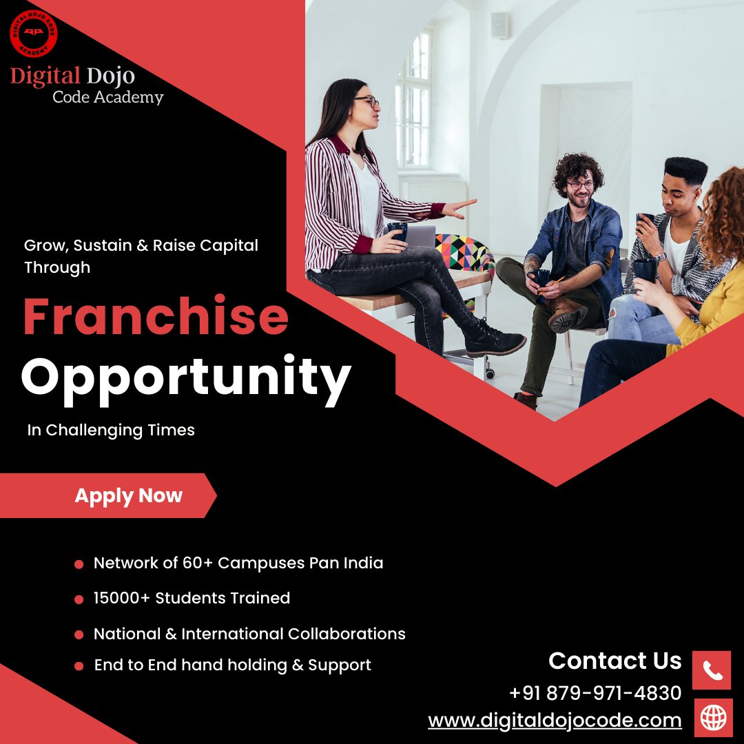 DigitalDojoCode's tweet image. Franchise Opportunity with digital dojo code academy
Digital Marketing is Hot
#digitalmarketing #marketing
#seo #googleads #youtubemarketing #canonicaltag #tips #tipsfordigital