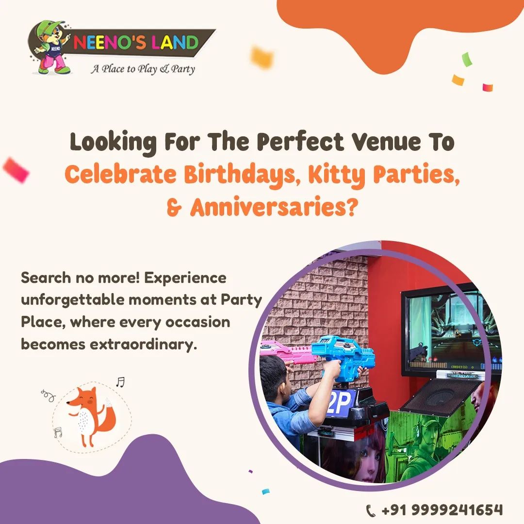 Party perfect venue + kid approved playzone = Epic birthday memories! 🎉🎂 Step into our incredible party venue, where kids can unleash their energy in the exciting playzone and refuel at our fantastic cafeteria. 

#PartyVenue #PlayzoneFun #CafeteriaDelights #BirthdayCelebration