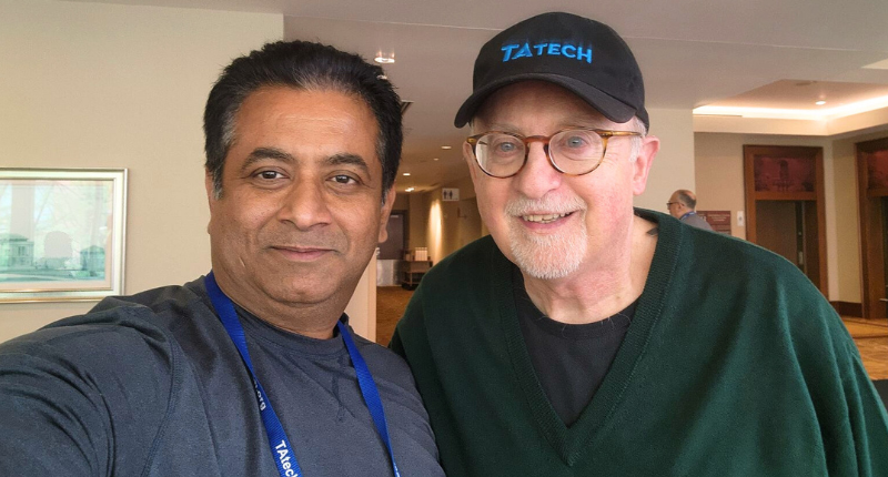 RChilli's tweet photo. It was nice meeting you in person, Peter Weddle, CEO @TAtechSolutions. We appreciate your time. #tatech #hrtechnology #RChilli #hrautomation https://t.co/C4CAN15Lx3