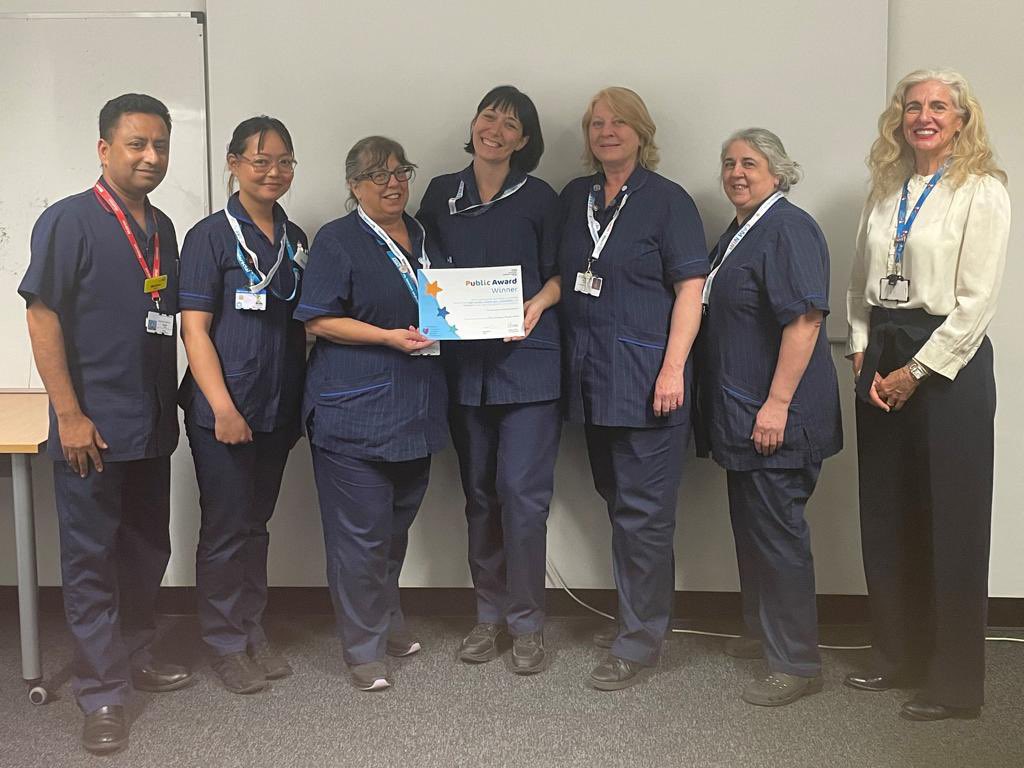 So proud to be part of this amazing team that everyday deliver high standard of care and support our patients through the challenges of living with a stoma. Well done team!