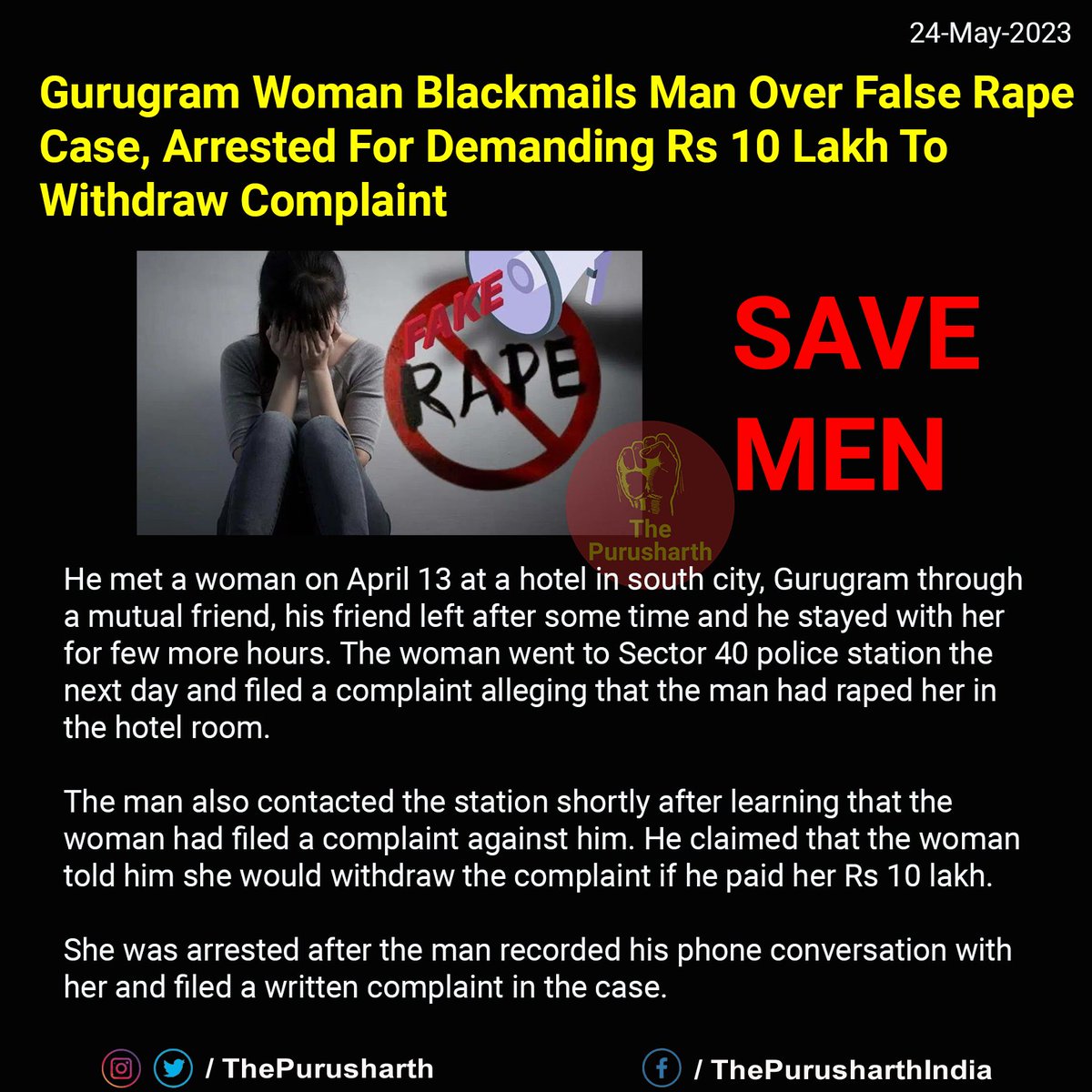 #JusticeForMen #MenAreHumanToo #MensRights #GenderBiasedLaws #GenderDiscrimination #FakeCases #FalseCases