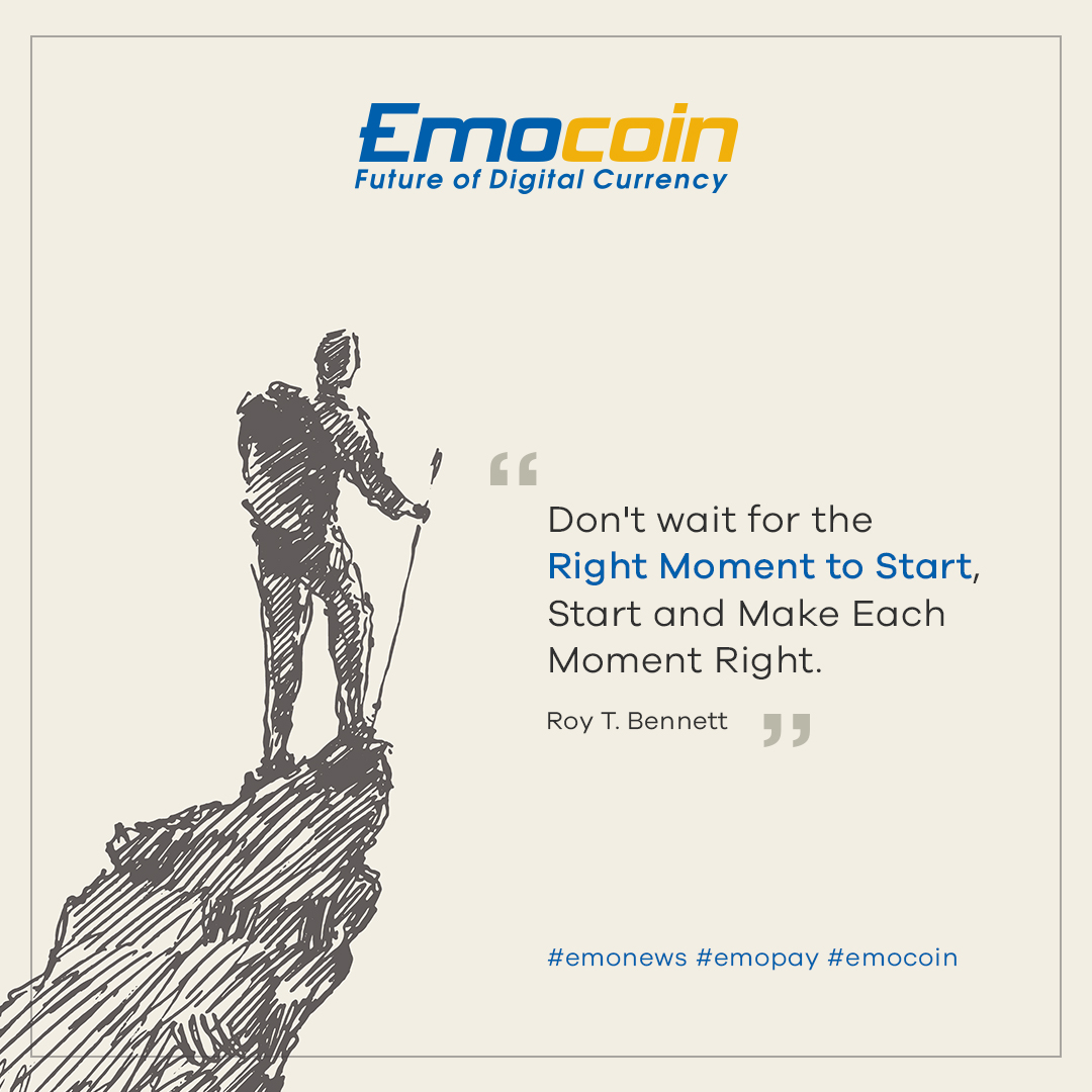 its_emocoin's tweet photo. Don't Wait for the Right Moment, Create it!🚀💫

Visit 👉🏻 https://t.co/Mt7vBIVvom

#CreateYourMoment #StartNow #MakeItCount #blockchain #Emocoin #BePositive #Emopay #motivational #inspired #BelieveInYourself #cryptocurrency #thursdayvibes #Crypto #thursdaymorning #CryptoNews https://t.co/KpFv5C0t2u