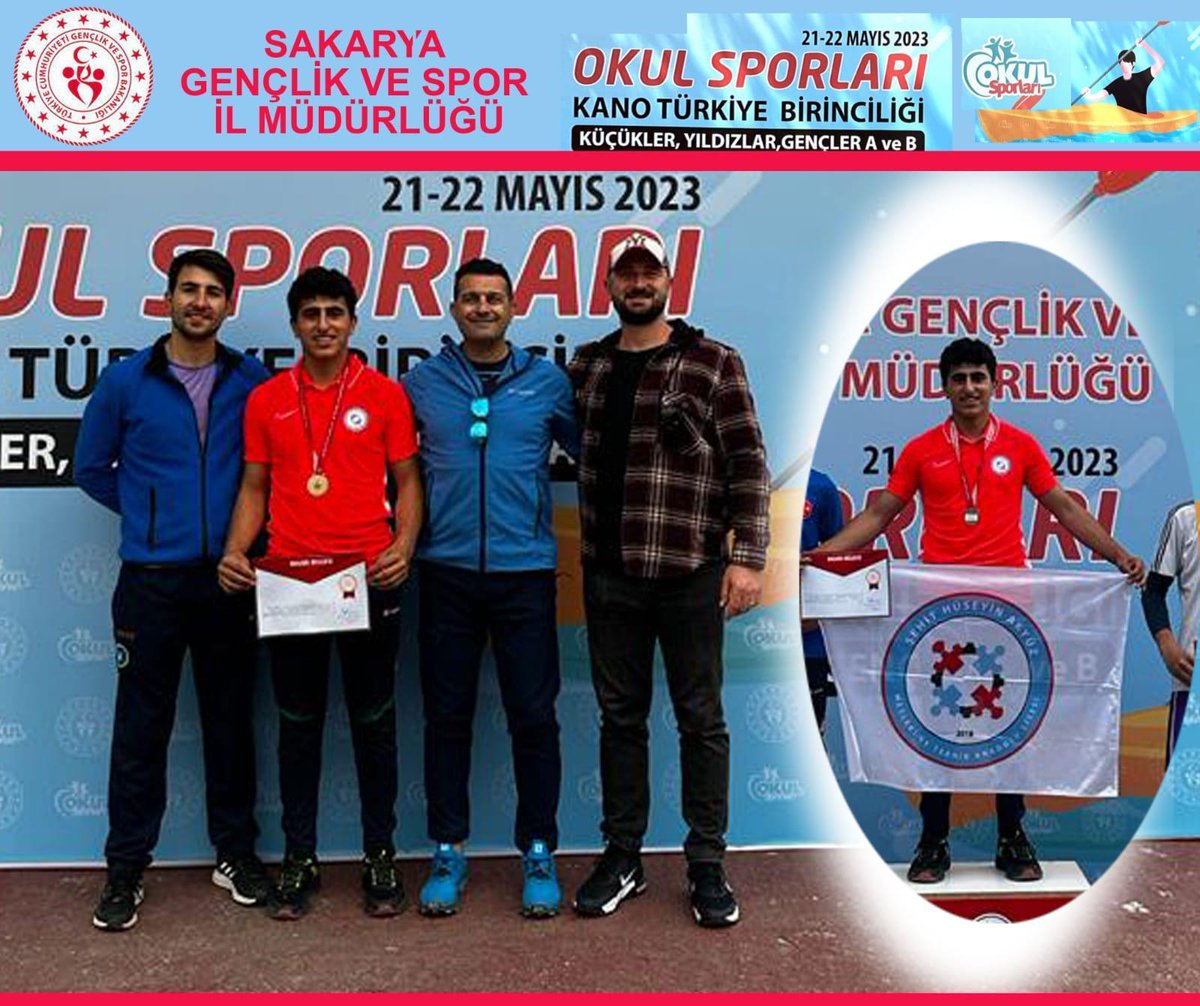 Sakarya’da gerçekleştirilen Okul Sporları KANO Türkiye Birinciliği müsabakalarında Genç Erkek B C1 500 m Türkiye birincisi olan Hüseyin Akyüz MTAL öğrencisi Ömer Faruk Kantar’ı tebrik ediyoruz.

<a href="/tcmeb/">Millî Eğitim Bakanlığı</a> <a href="/BursaValiligi/">T.C. Bursa Valiliği</a> <a href="/SeyitAliBuyuk/">Seyit Ali Büyük</a> <a href="/niluferilcemem/">Nilüfer İlçe MEM</a> #bursamem