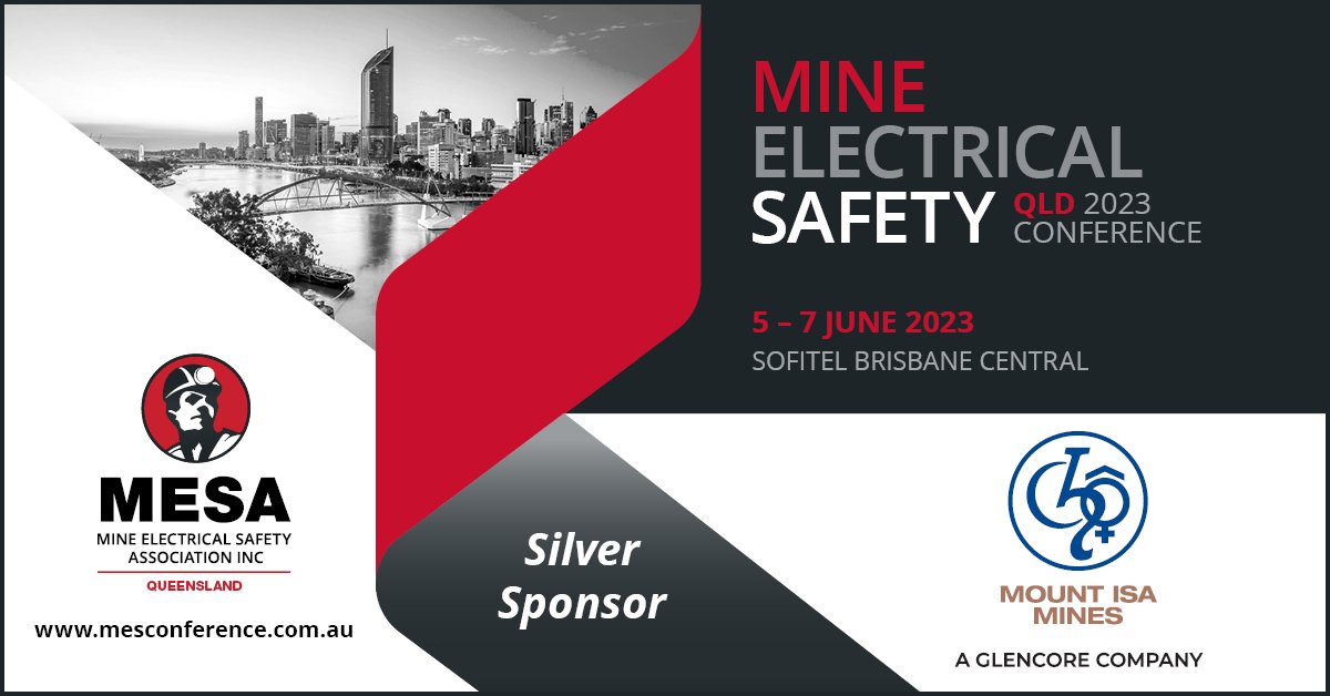 MESAssociation's tweet photo. Thanks to @GlencoreAus for their support as Silver Sponsor of the Mine Electrical Safety Conference Queensland, 5-7 June in Brisbane #minemanagement #MESCQld2023

Register at https://t.co/0m5xz9pyGW https://t.co/NvkKuTthbt