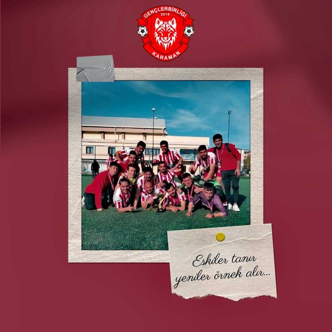 ESKİLER TANIR, YENİLER ÖRNEK ALIR!

@ermenekgenclikspor 😉