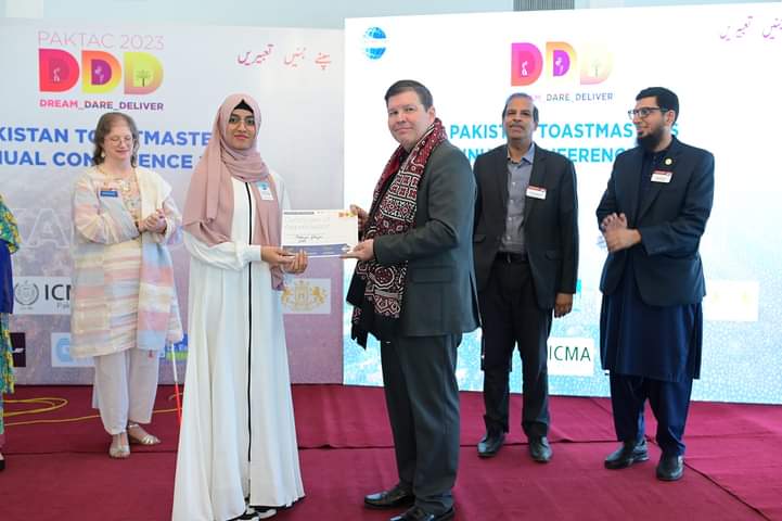 Dow_Uni's tweet photo. Cheers to the success of Dow IBHM Toastmasters Club at the Toastmasters Annual Conference!
Our members truly impressed with their outstanding performances in front of International President DTM Matt Kinsey and DTM Jenine Kinsey.
#ToastmastersConference #ProudMembers #Dow #IBHM https://t.co/5d4xzx4S91
