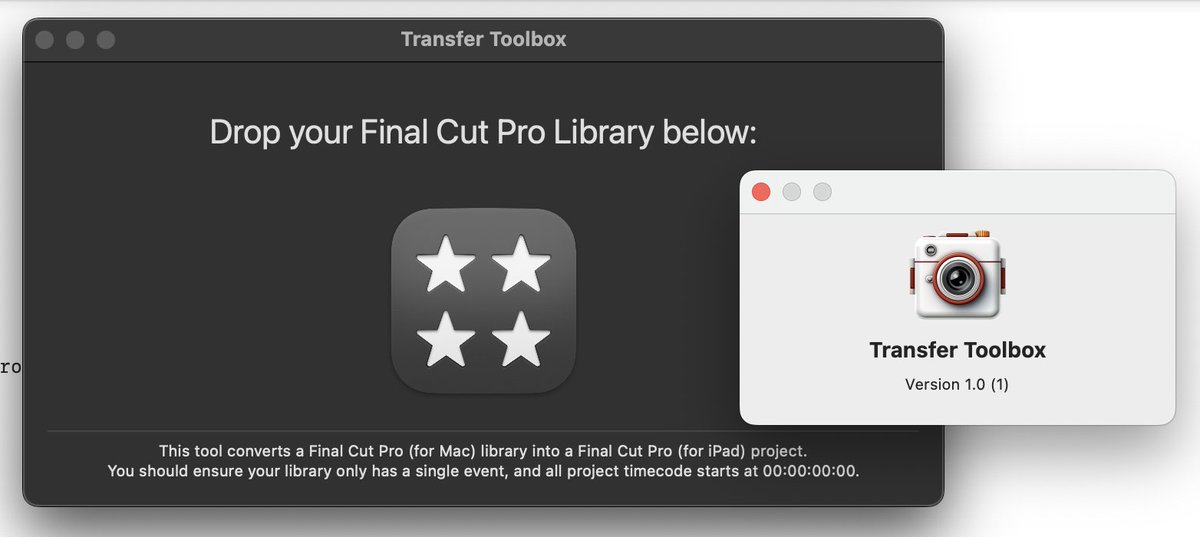 Coming soon! I'm building a very simple macOS app that allows you to convert Final Cut Pro (for Mac) libraries into Final Cut Pro (for iPad) projects. Eventually I have plans for it to do some other cool things too.

#buildinpublic #swift #swiftui #fcpx