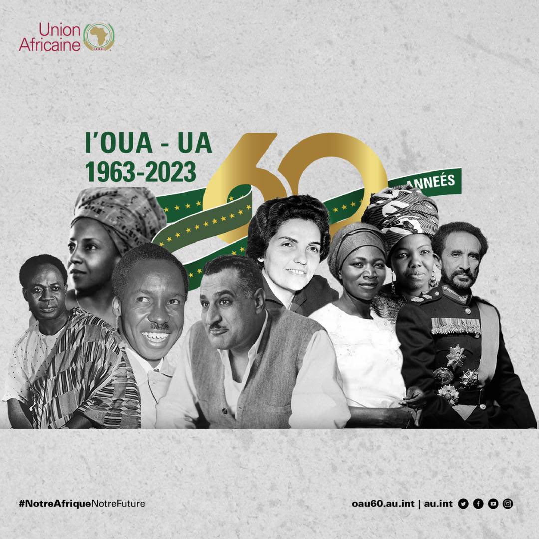 AfricanAmdc's tweet photo. #2023 marks 60 years since the formation of the Organization of the African Unity (OAU) on 25 May 1963. The OAU later relaunched into the African Union in 2002. Join the Celebration 👉🏿 #60th anniversary. 
https://t.co/Vaf004szb0 #OurAfricaOurFuture #AMDC #AMV https://t.co/ICmkgYenDv