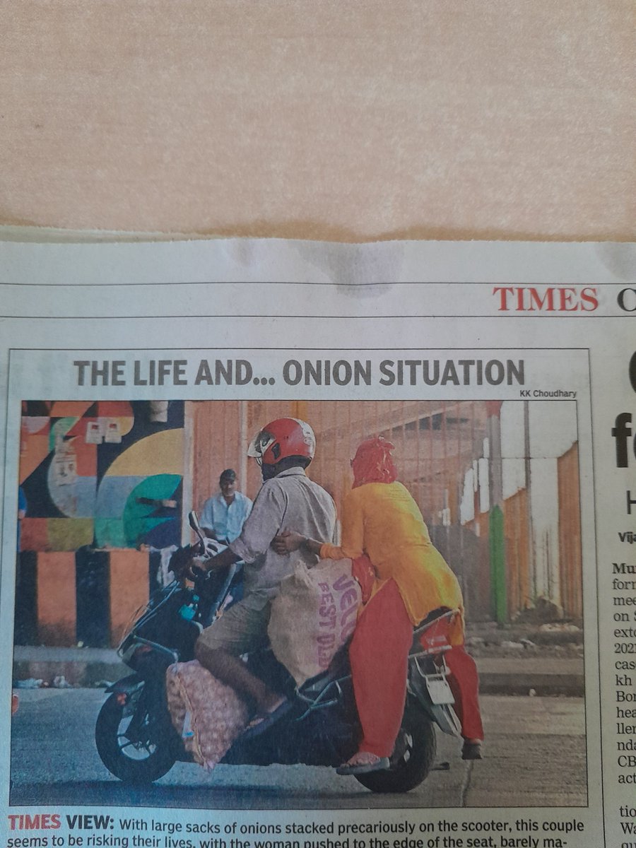 HardlyWorking MiddleClass inefficient Coupled crushed under Onions@Amazingly efficient AmazonReliance Fresh Tatas Bigbaskets DMarts very SAFELY by Bajajbike TrafficCops Cashtaxes Smartcity camera Trust they are doing for better future India Childwith big margins taxcheats? Amazon