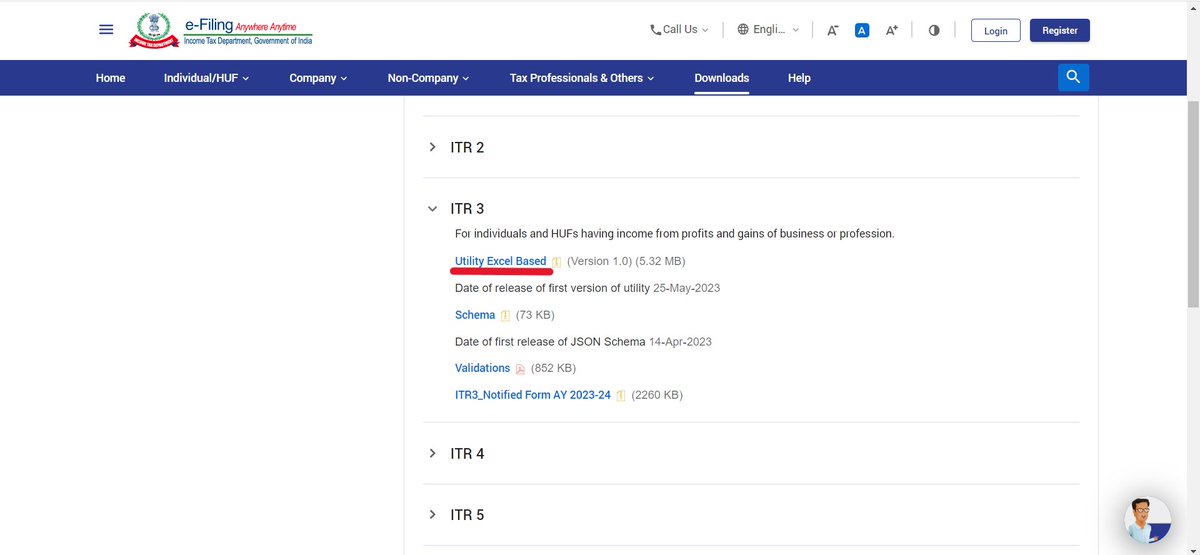 Excel Utility of ITR-3 for AY 2023-24 is available for filing.
#ITRFiling #incometax