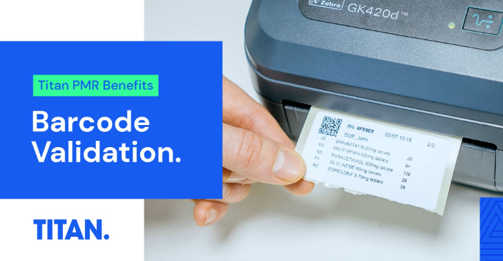 Pharmacists constantly worry about #dispensing #errors. Titan PMR uses #barcode #validation for labelling and packaging.

bit.ly/3SX0t5s

#communitypharmacy #digitalpharmacy #artificialintelligence #pmrreimagined #pharmacyreimagined