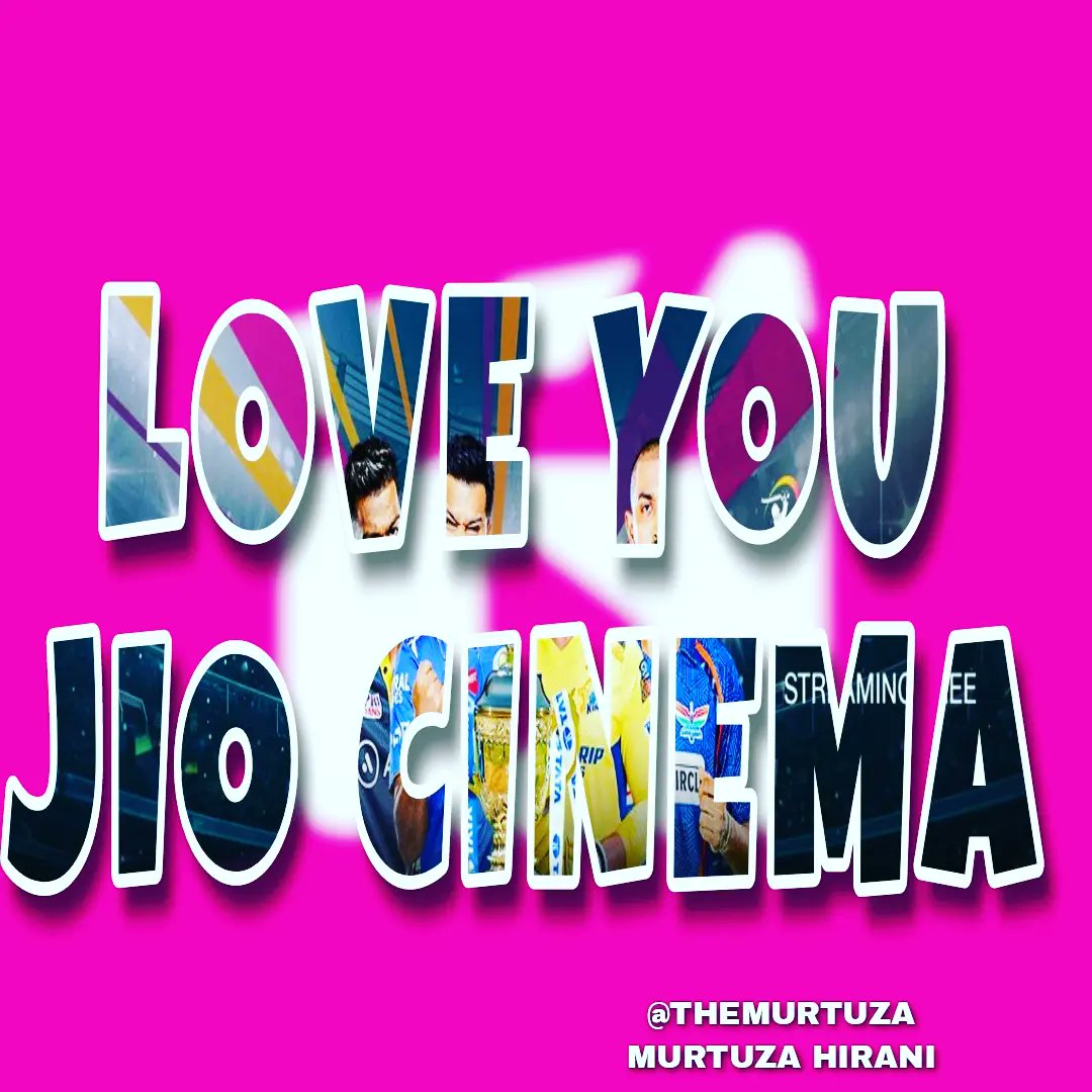 Thanks a lot #JioCinema  for providing we Indians with IPL Live streaming.

INDIA 🇮🇳 loves you, We love you ❤️❤️.

Watched all IPL match on @JioCinema

 #IPLonJioCinema
🏏

Friends Follow @JioCinema & Join this awesome #Giveaway 🤩

@tulriya
@HarpreetS95
@Rinku_0119
@khaja_moin7