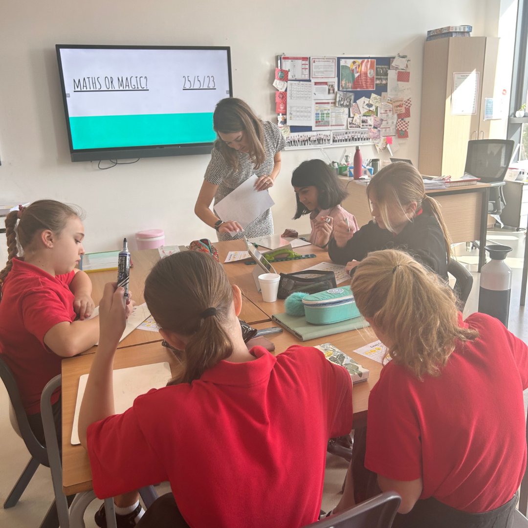 InfoECDubai's tweet photo. Counting our way to success! 📚🔢✏️ Year 6 students stepping into secondary school with confidence, tackling challenging math concepts like pros. #TransitioningToSecondary #MathematicsMasters https://t.co/hAMYqgcnFG