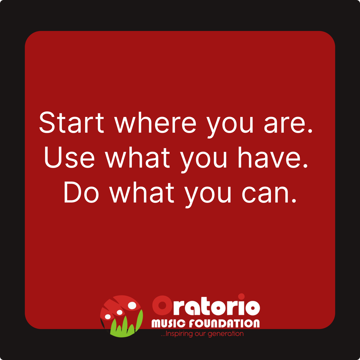 OratorioGroup's tweet photo. If you cannot do great things, do small things in a great way #idan #fun #music #future https://t.co/9gneNJH0zJ