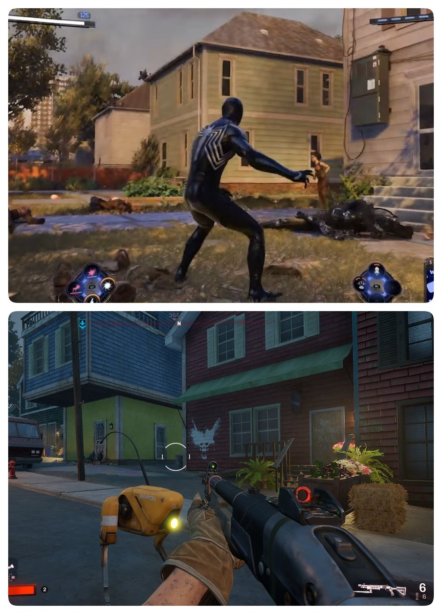 RyogaPechan's tweet photo. @Mr__X4M0 Spiderman 2 vs Redfall 😁 https://t.co/Ht7hsjFa0v