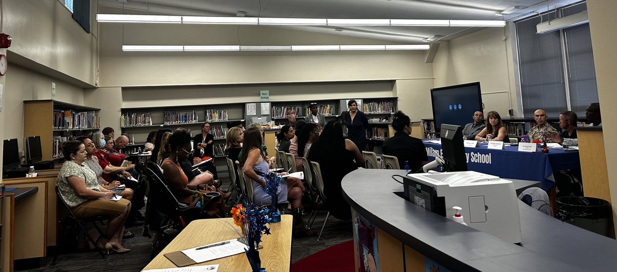 Today’s Fort Bliss Collaborative meeting at Milam ES had a great turn out. #KnightNation #ItStartsWithUs