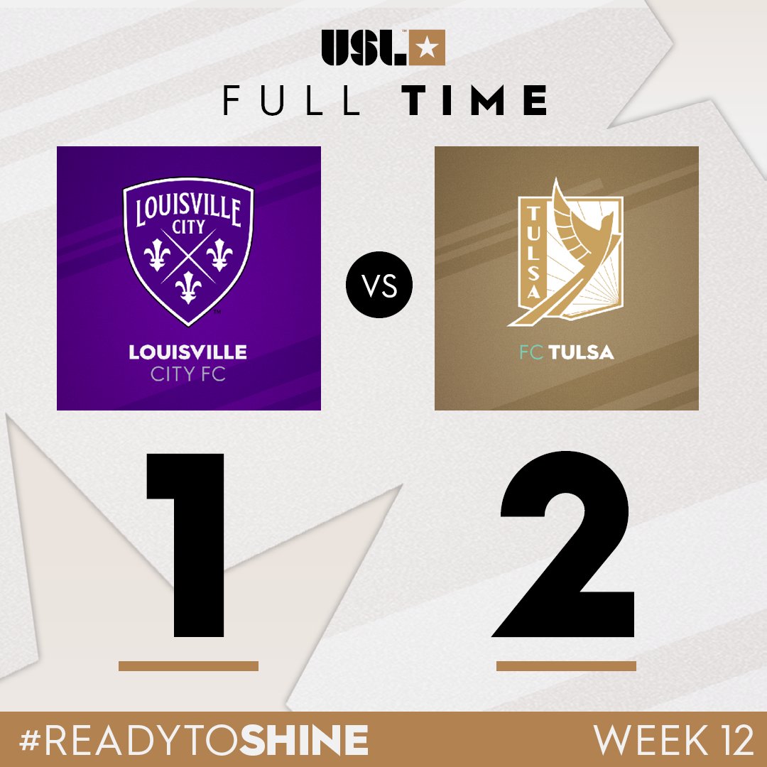 Tulsa bags all three points with a late goal!⏰

#LOUvTUL