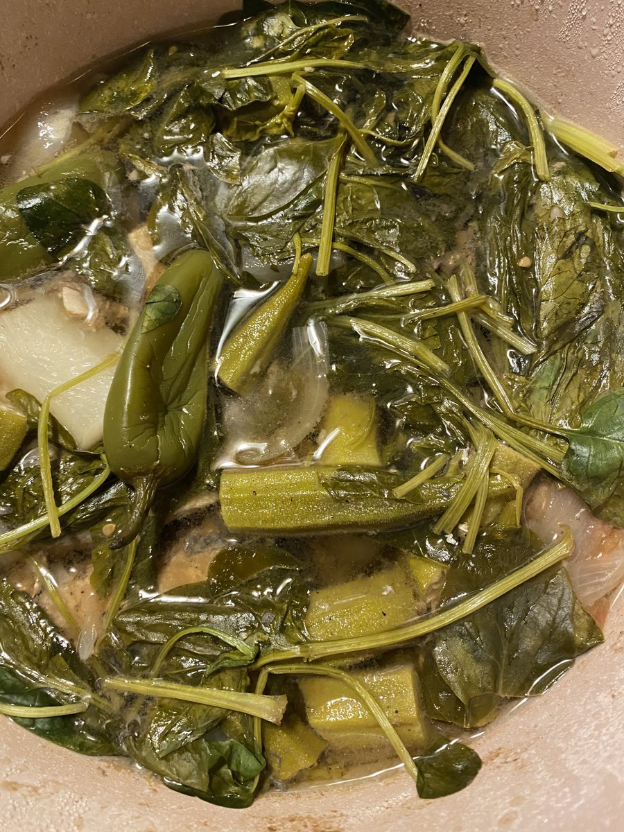 aj_buu's tweet photo. fish sinigang hours #RealEater #RiceNotPictured #ExtraGreens #ExtraSour #GoodSoup https://t.co/biPfiBPsZL