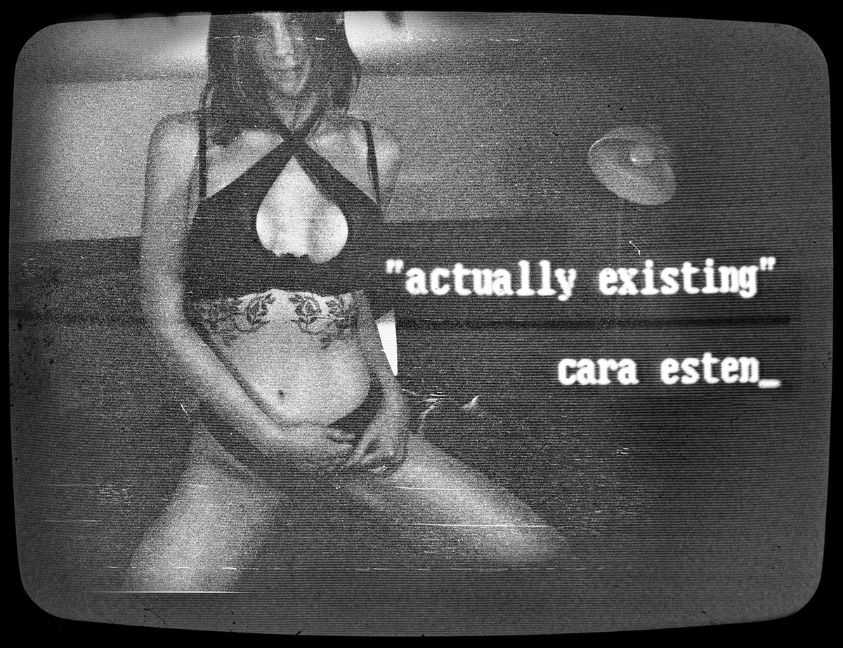 hi, I just released a piece of erotic art called 'Actually Existing' it's an 18-image set, a meditation on desire, using an old Soviet camera, and text generated in MS-DOS and broadcast over a UHF transmitter plz get it now for $8, and share widely caraesten.itch.io/actually-exist…