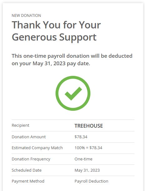 Affiliate anniversary and we got another payout. Sarah sent it on over to <a href="/TreehouseTweets/">Treehouse</a> with employer matching. One more and we'll clear $3,000 raised! 💛💛💛