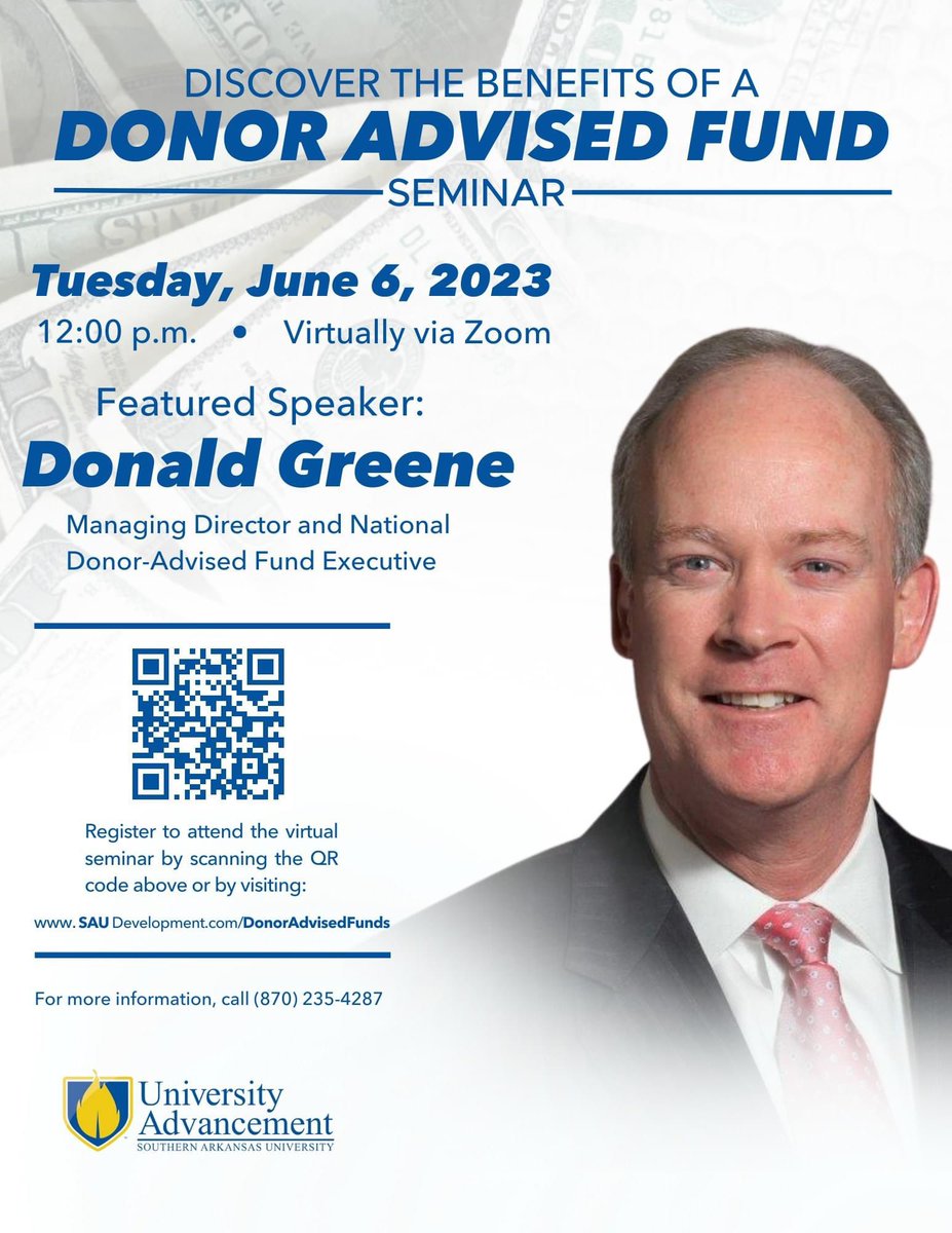 Joshrkee's tweet photo. Register to attend the virtual seminar by visiting https://t.co/kUJK00n7i1.   

For more information, call (870)235-4287. https://t.co/WxpdfzFTDS